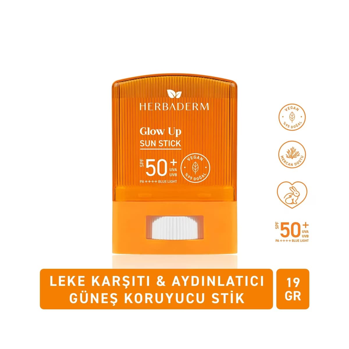 Herbaderm Glow Up 50+SPF Sun Stick 19 gr - Gratis