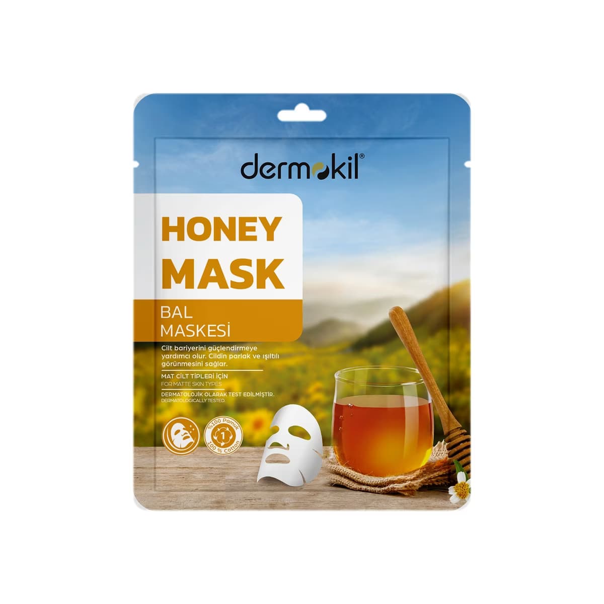 Dermokil Mat Görünümlü Ciltler İçin Bal Maskesi 20 gr - Gratis