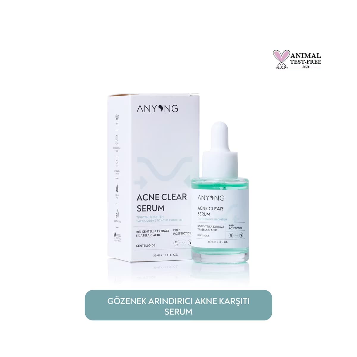 Anyong Akne Karşıtı Yüz Serumu 30 ml - Gratis