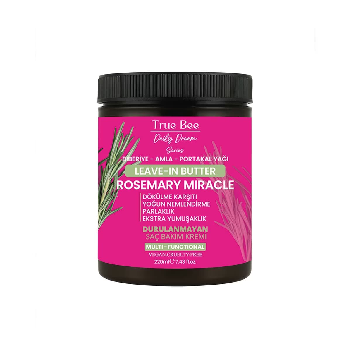 True Bee Rosemary Leave - In Butter Durulanmayan Saç Bakım Kremi 220 ml - Gratis