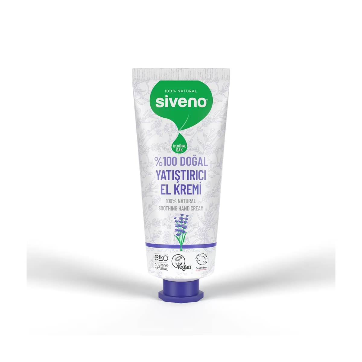 Siveno %100 Doğal Yatıştırıcı El Kremi Lavanta Yağı 30 ml - Gratis