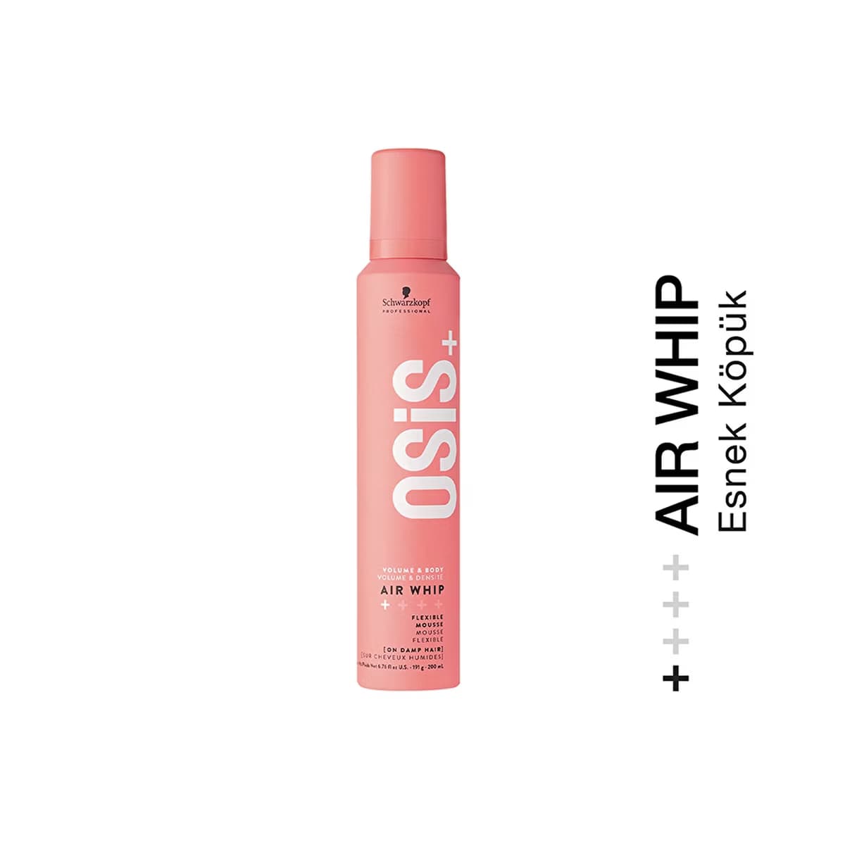 Osis Air Whip Hacim ve Tutuş Veren Esnek Köpük 200 ml - Gratis