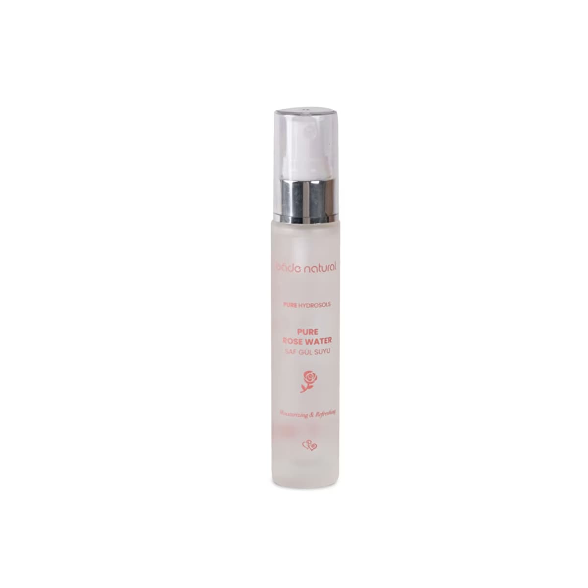 Bade Natural Gül Suyu Gözenek Sıkılaştırıcı Aydınlatıcı ve Arındırıcı Tonik %100 Doğal ve Saf 30 ml - Gratis