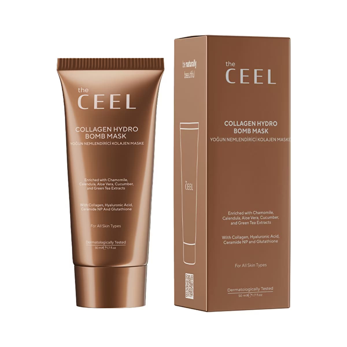 The Ceel Yoğun Nemlendirici Kolajen Maske 50 ml - Gratis