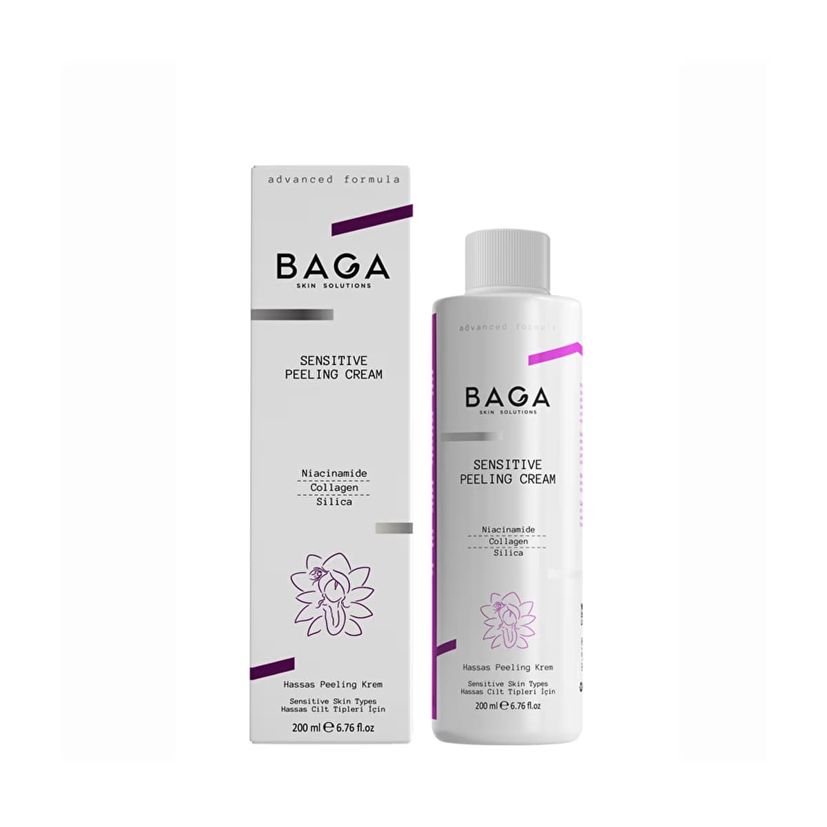 Baga Aydınlatıcı Yoğun Nemlendirici Peeling Krem 200 ml - Gratis