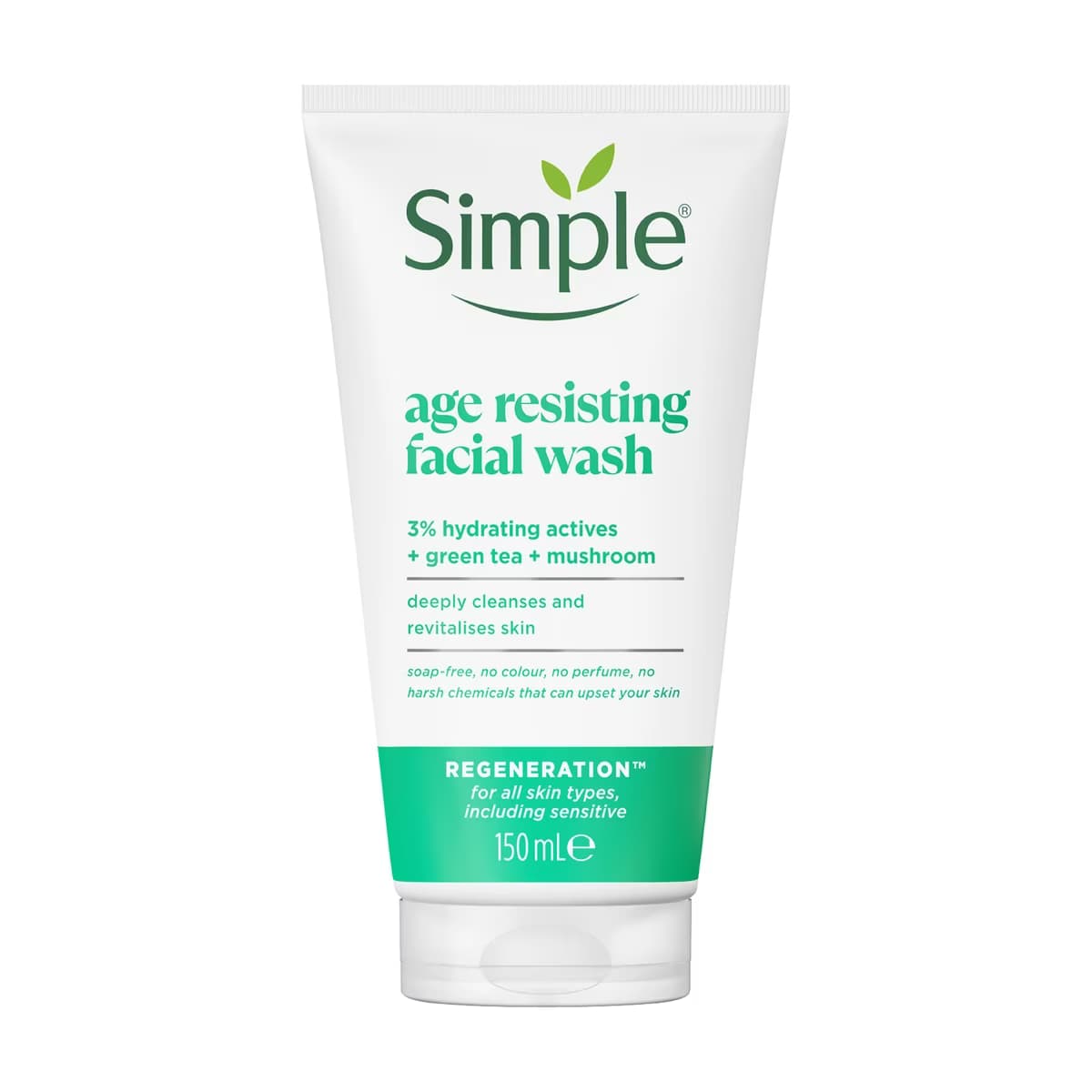 Simple Regeneration Yaşlanma Karşıtı Yüz Yıkama Jeli 150 ml - Gratis