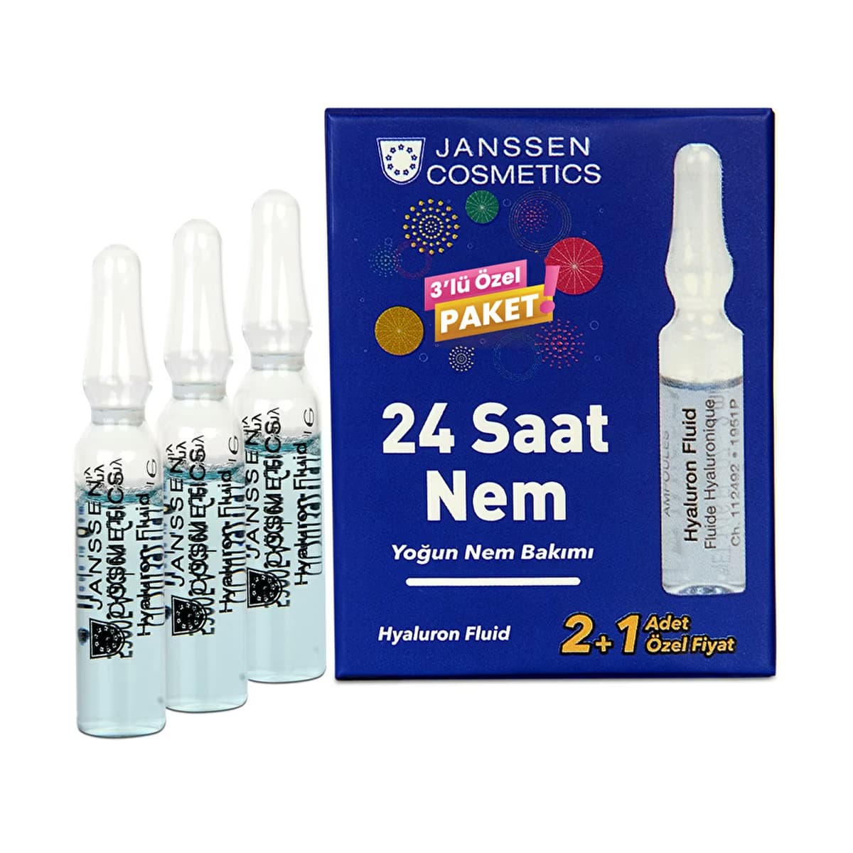 Janssen Cosmetics Yüksek Nem Sağlamaya Yardımcı Ampul 3'lü - Gratis