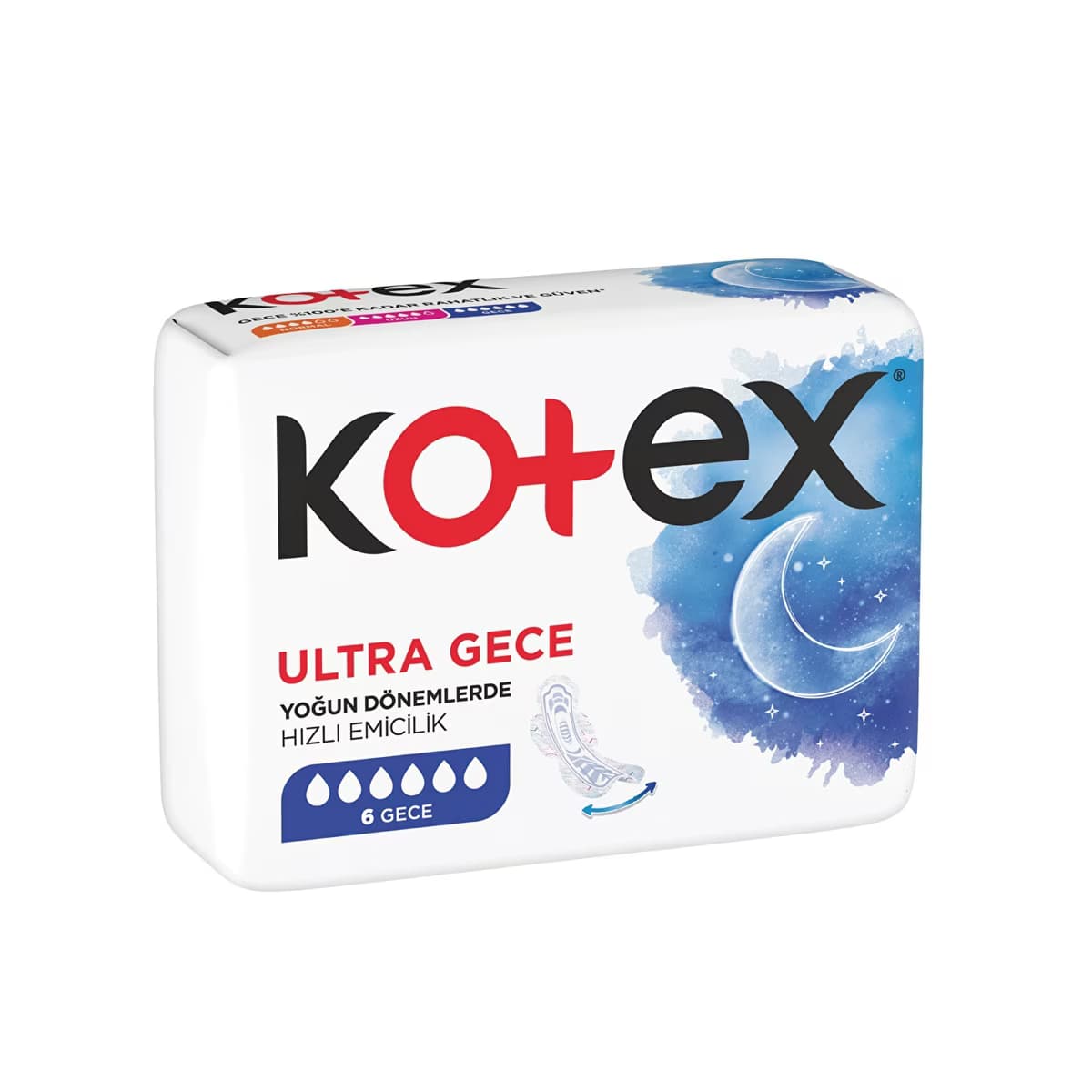Kotex Ultra Ped Gece 6'lı - Gratis