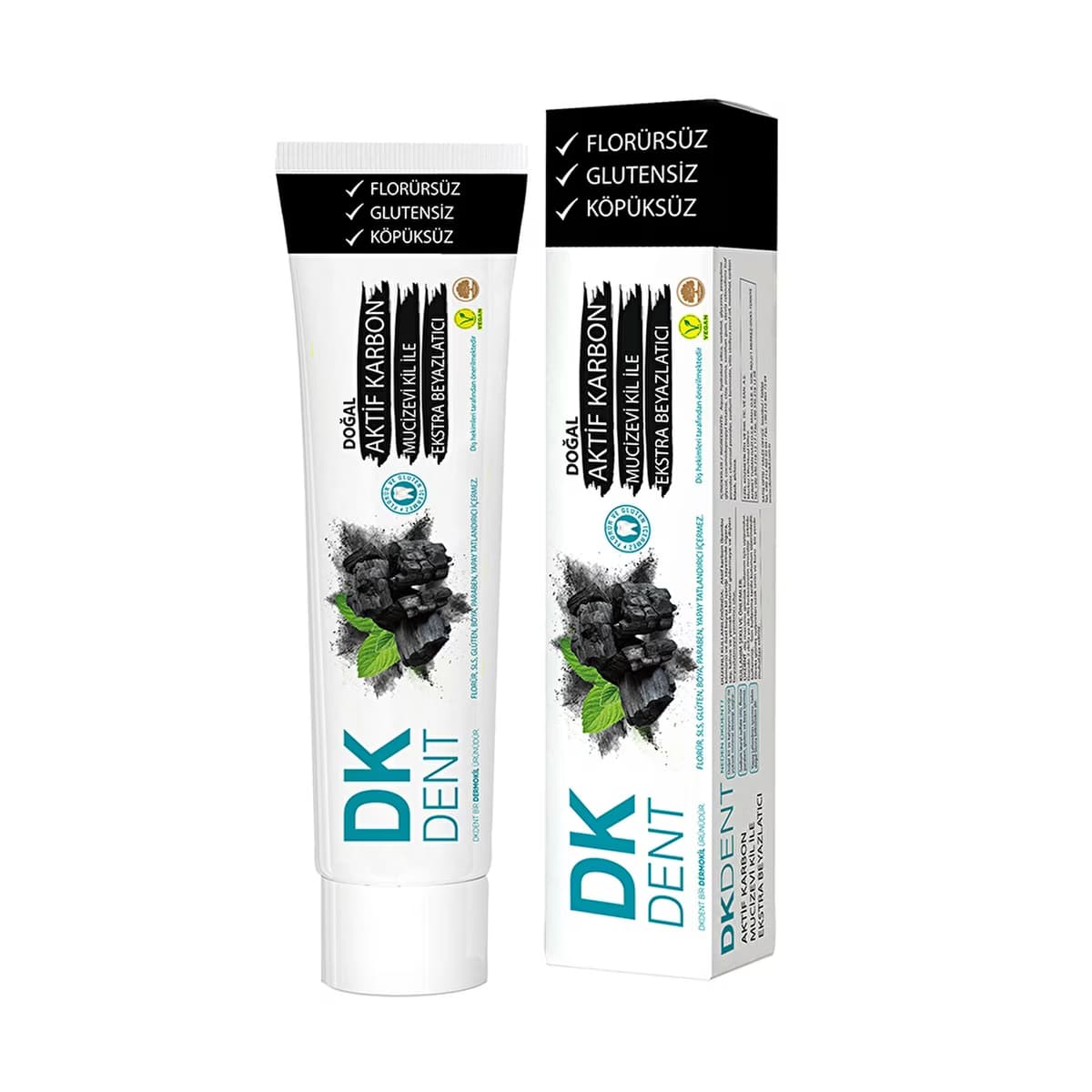 DK Dent Aktif Karbon & Killi Diş Macunu 75 ml - Gratis