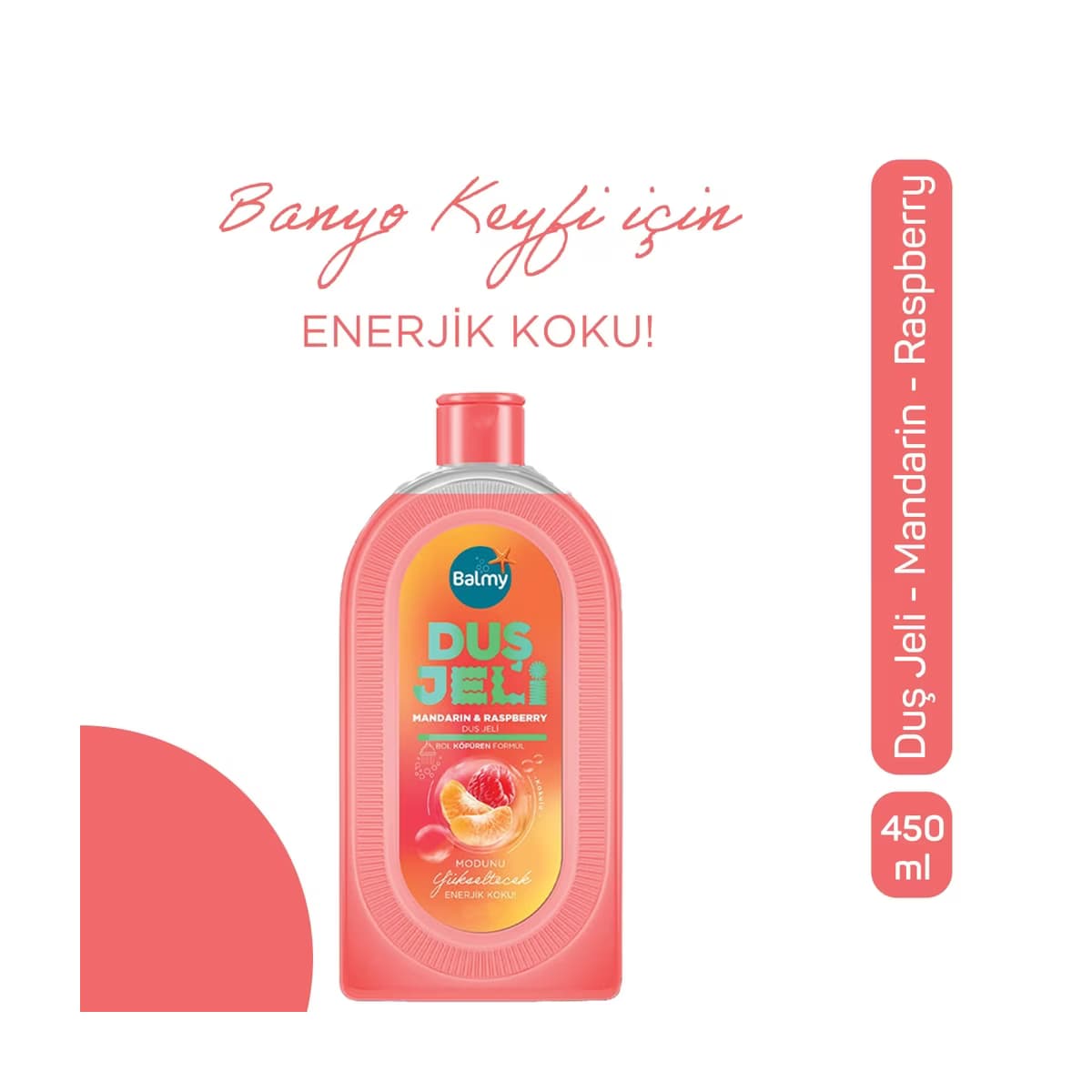 Balmy Duş Jeli Mandalina Ahududu 450 ml - Gratis