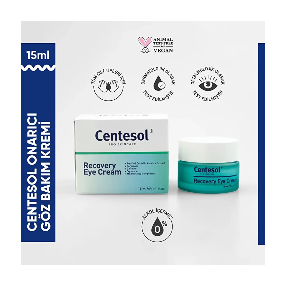 Görkito Centesol Onarıcı Göz Çevresı̇ Bakım Kremı̇ 15 ml - Gratis