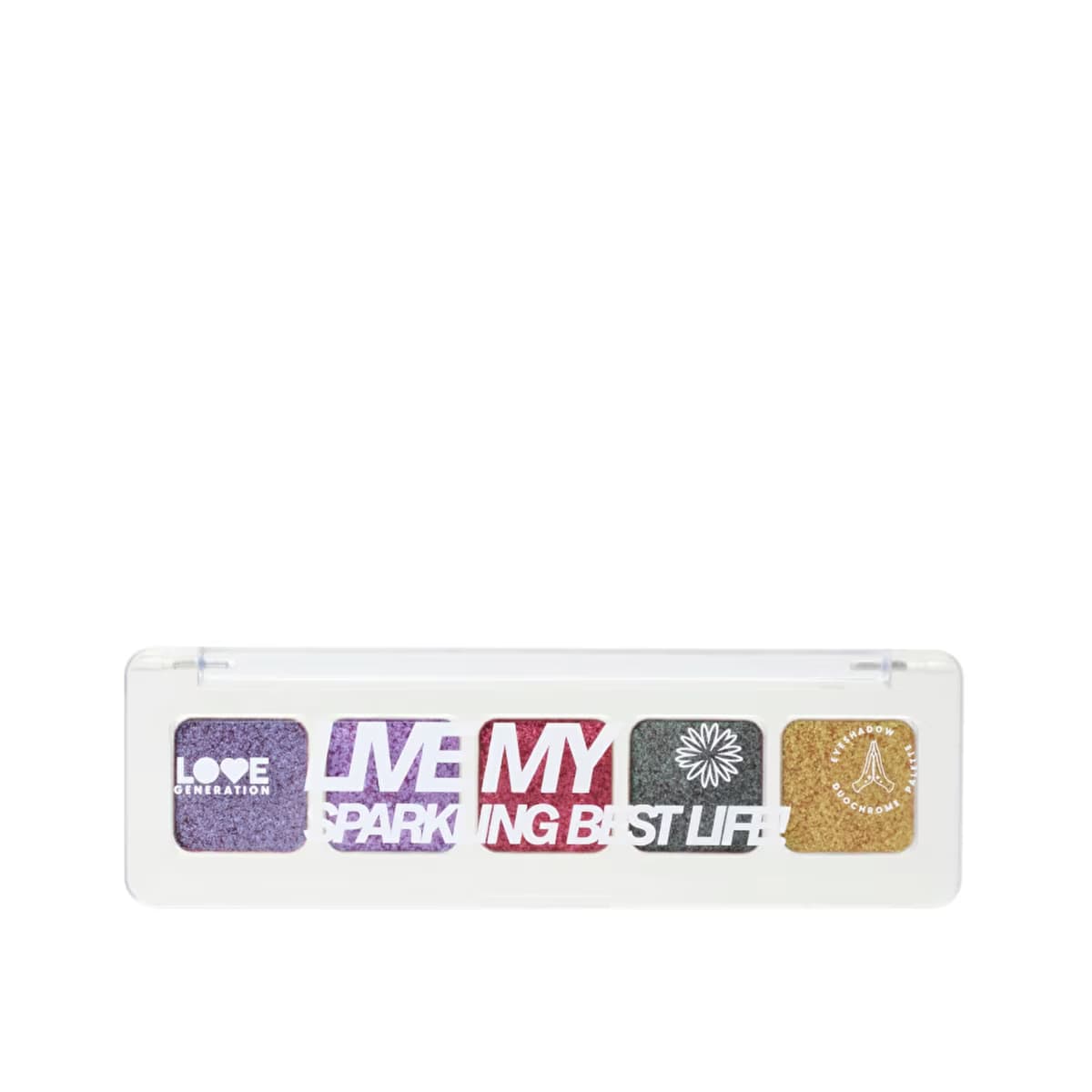 Love Generation Duochrome Eyeshadow Palette Live My Sparkling Best Life! 01 - Shimmering Duochrome Shades - Gratis