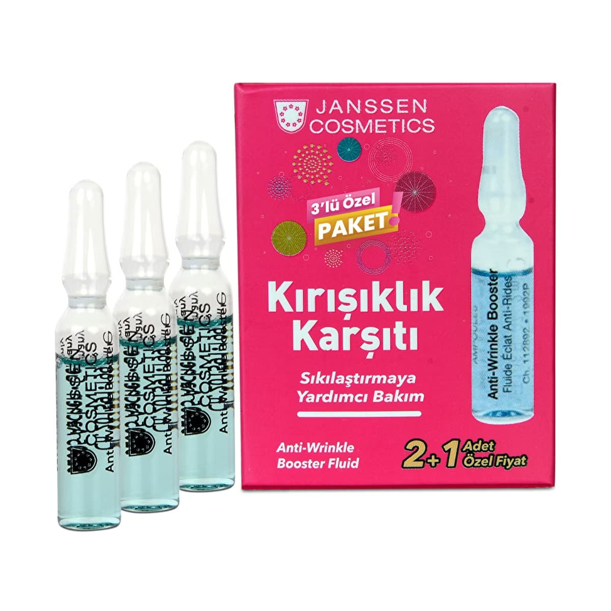 Janssen Cosmetics Çizgi Açıcı Kırışıklık Karşıtı Ampul 3'lü - Gratis
