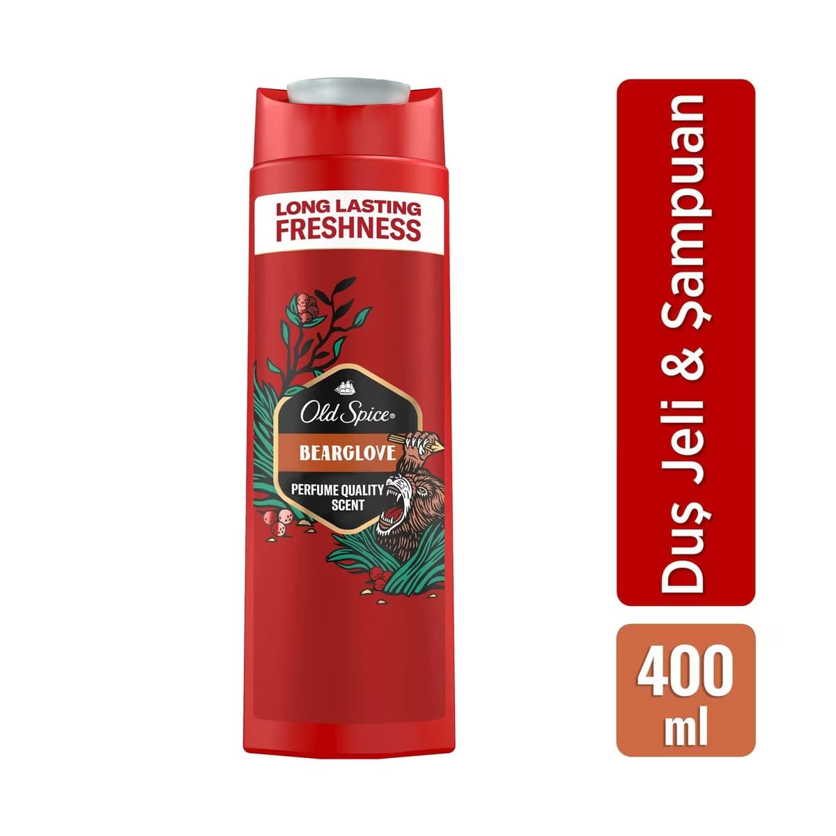 Old Spice Bearglove Erkek Duş Jeli & Şampuan 400 ml - Gratis