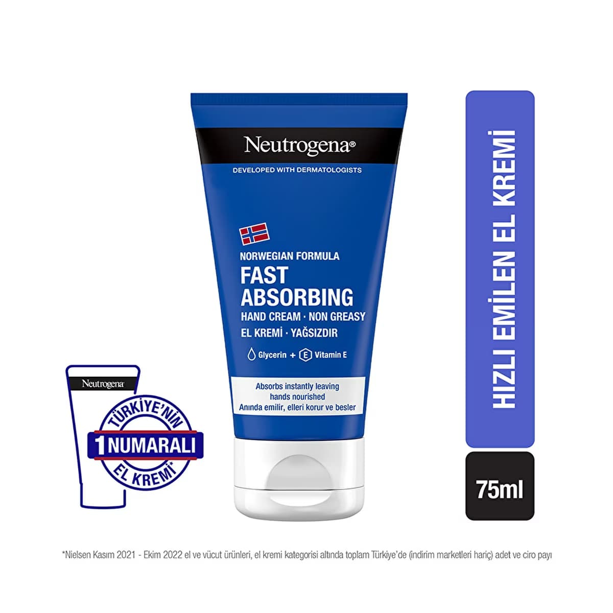 Neutrogena Norveç Formülü Hızlı Emilen El Kremi 75 ml - Gratis