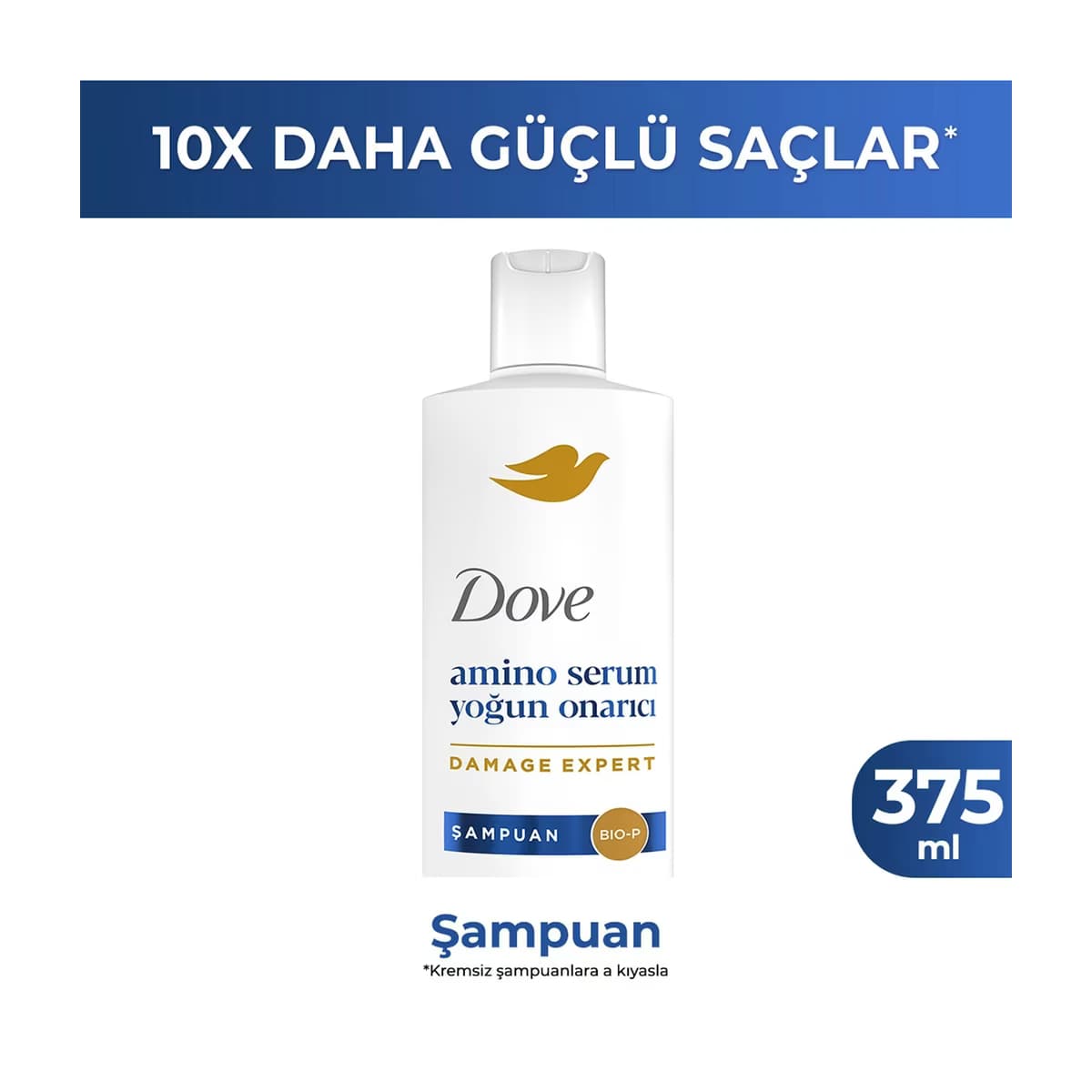 Dove Amino Serum Yoğun Onarıcı Şampuan 375 ml - Gratis