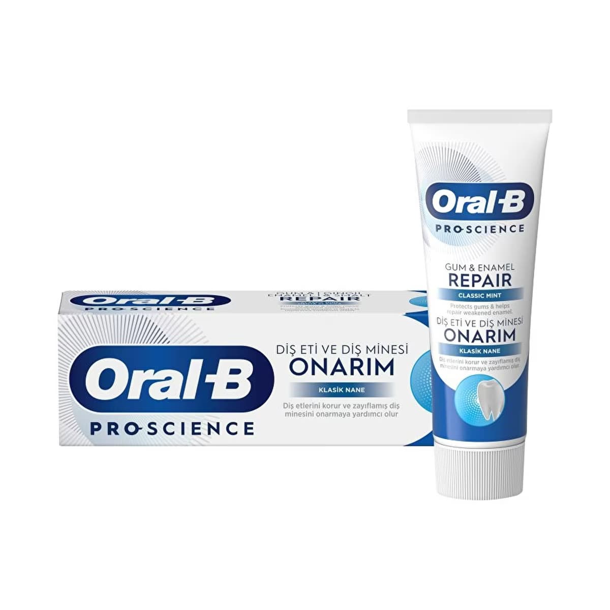 Oral-B Pro-Science Diş Eti ve Diş Minesi Onarım Klasik Nane Diş Macunu 75 ml - Gratis