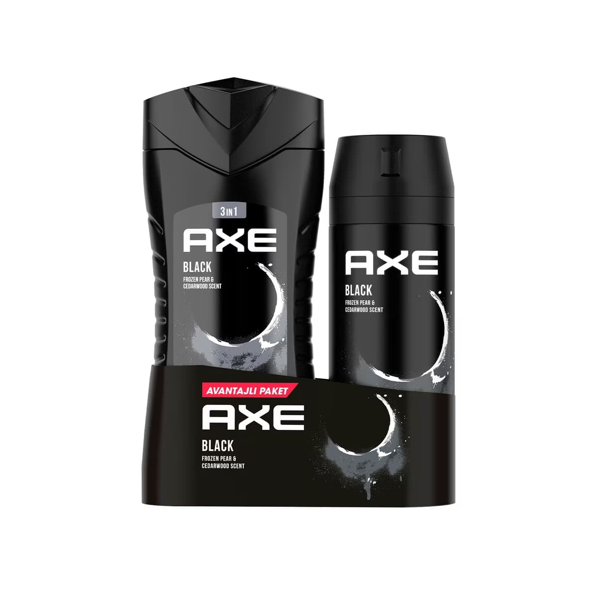 Axe Black Sprey Deodorant 150 ml + Duş Jeli 250 ml - Gratis
