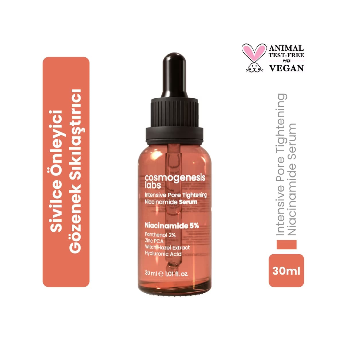 Cosmogenesis Labs Niacinamide Yüz Serumu 30 ml - Gratis
