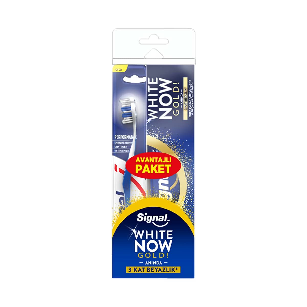 Signal Gold Diş Macunu 75 ml + Fırça Set - Gratis