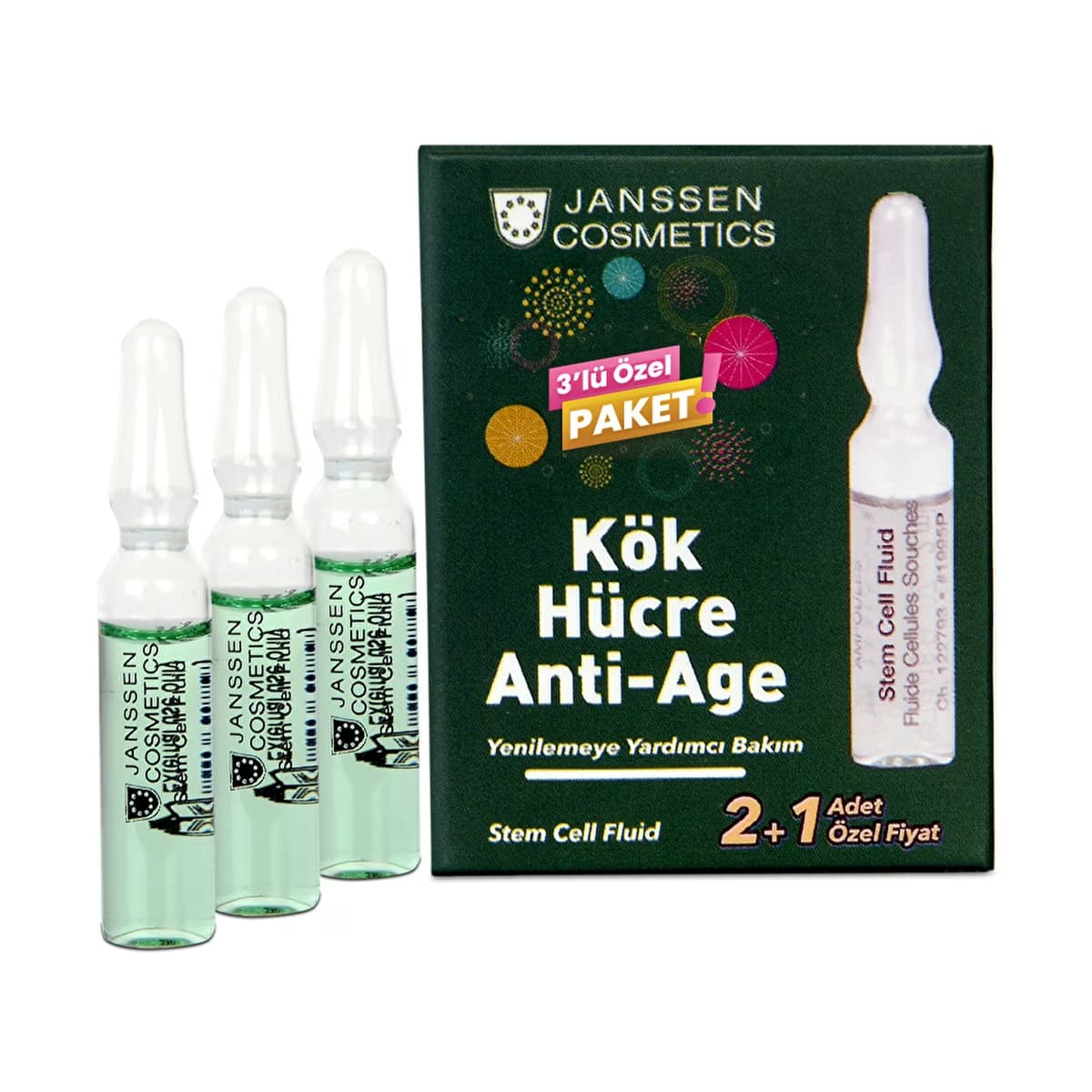 Janssen Cosmetics Kök Hücre Anti-Age Ampul 3'lü - Gratis