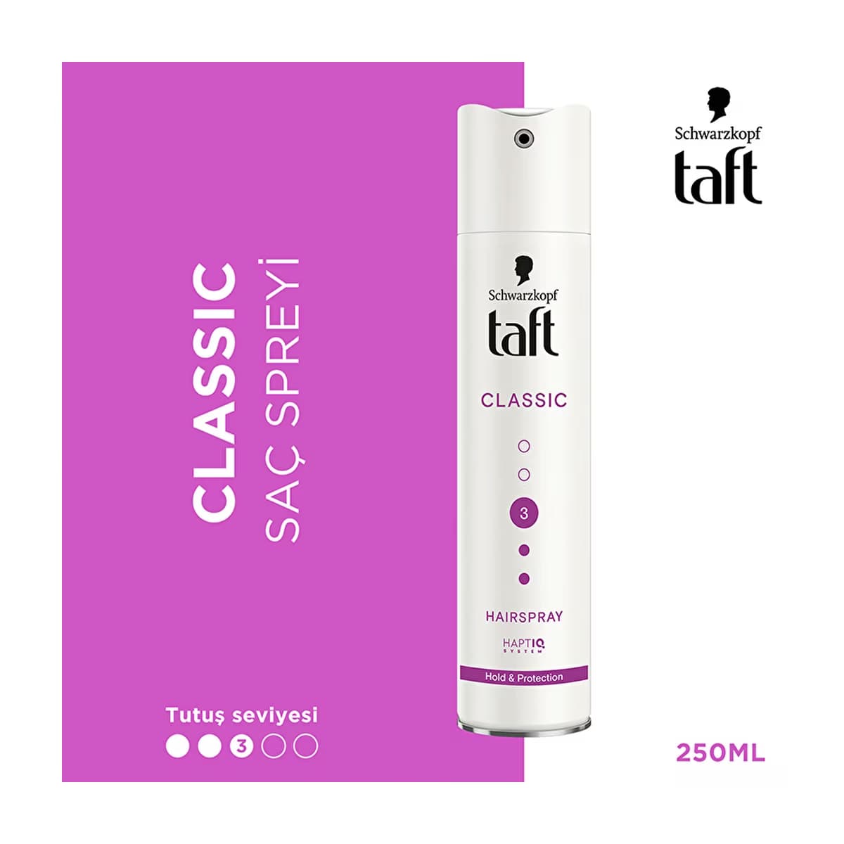 Taft Classic Ekstra Güçlü Saç Spreyi 250 ml - Gratis