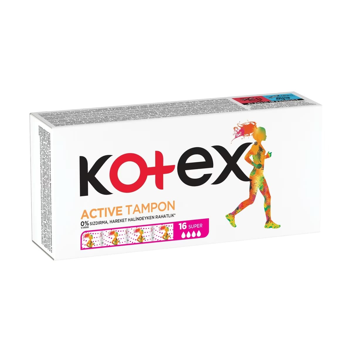Kotex Active Tampon Süper 16’lı - Gratis