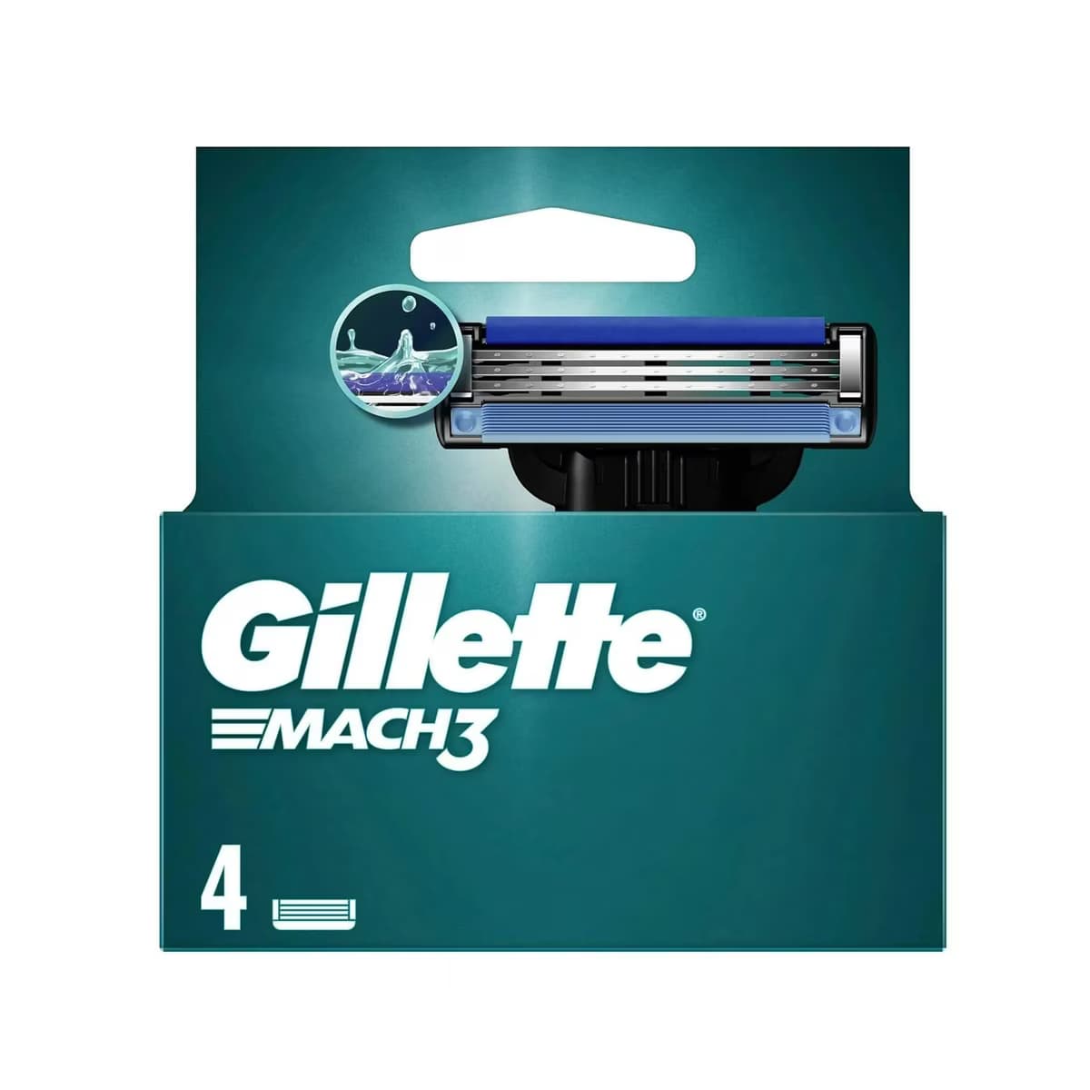 Gillette Mach3 Tıraş Bıçağı Yedek 4 adet