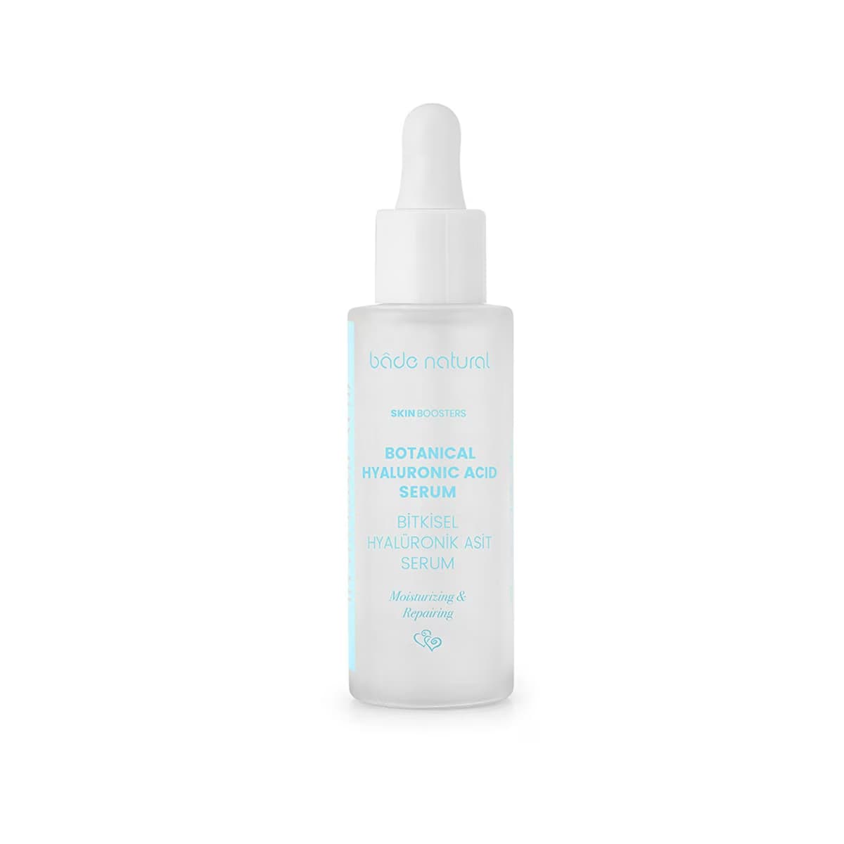 Bade Natural Bitkisel Hyalüronik Asit Yüz Serumu Nemlendirici ve Canlandırıcı 30 ml - Gratis