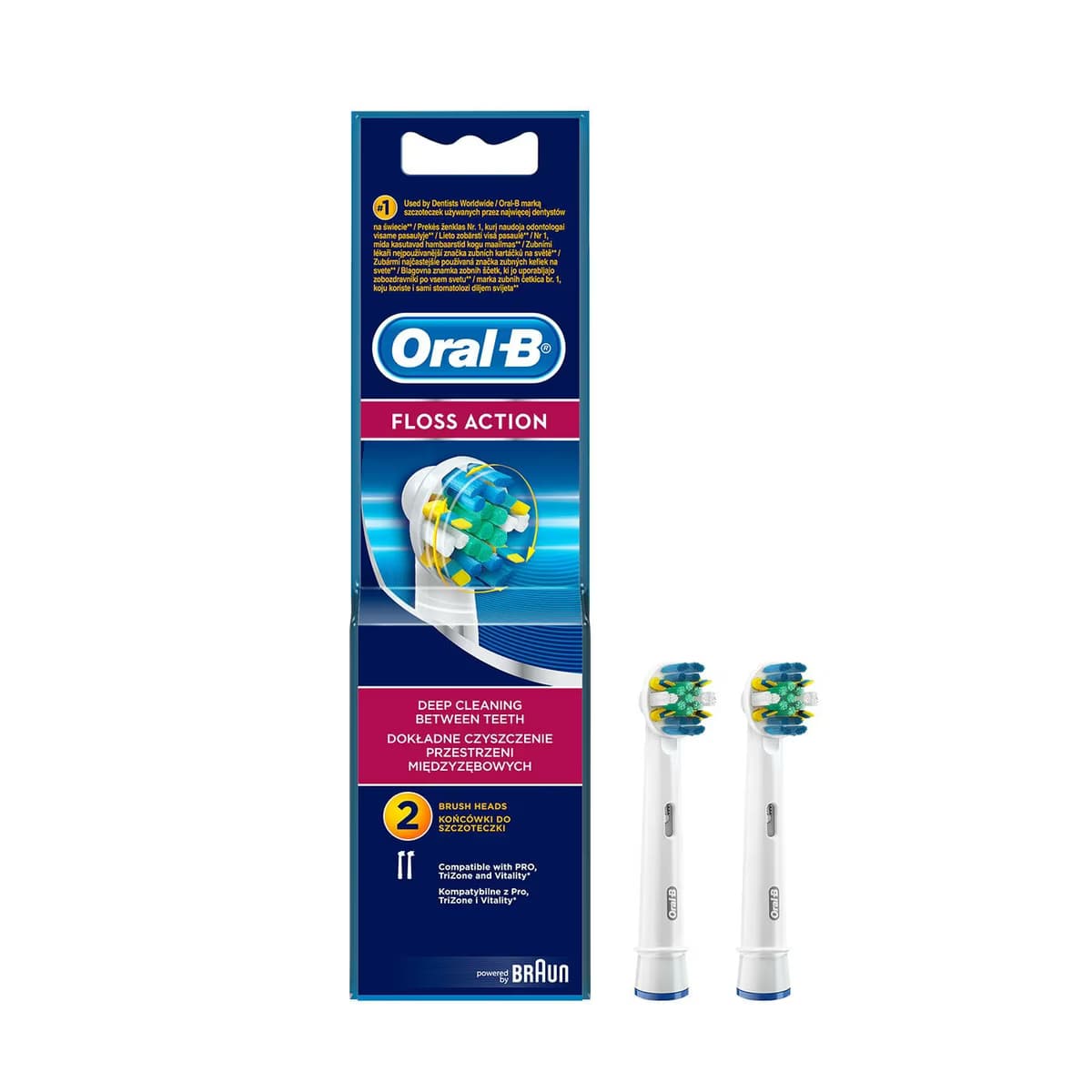Oral-B Diş Fırçası Yedek Başlık Floss Action 2'li
