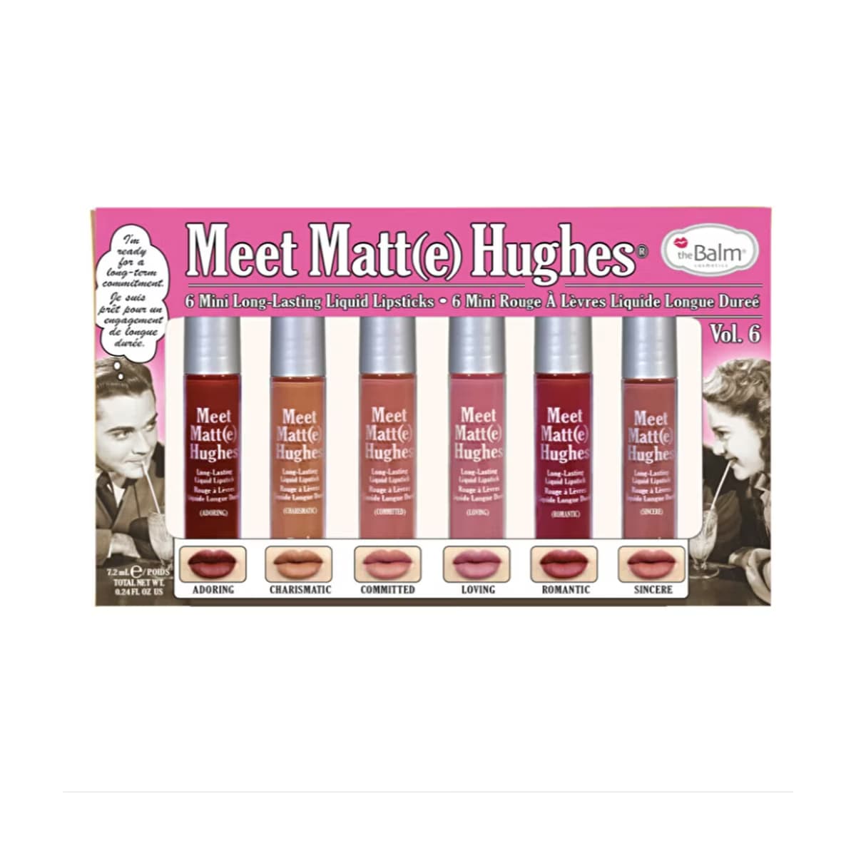 theBalm Meet Matte Hughes 6'lı Ruj Seti 6 - Gratis