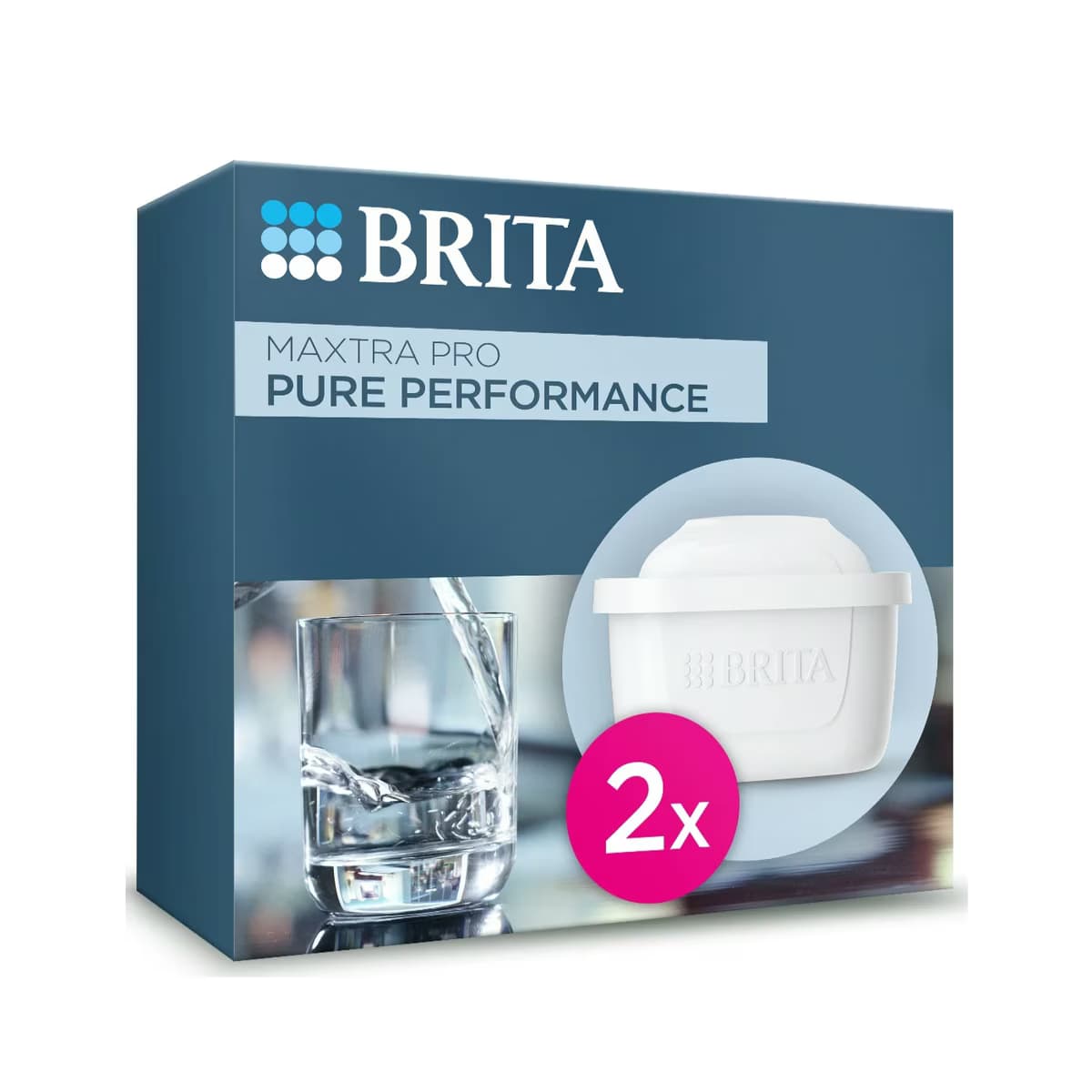 Brita Maxtra Pro Pure Performance Yedek Su Arıtma Filtresi 2'li