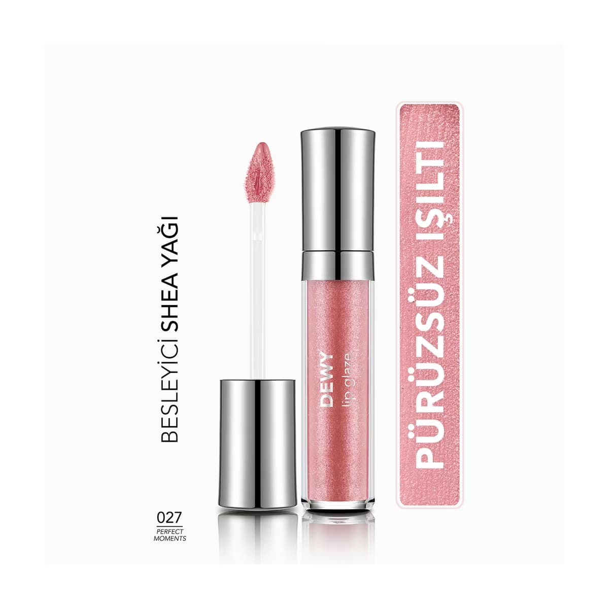 Flormar Dewy Lip Glaze Dudak Parlatıcısı 027 Perfect Moments - Gratis