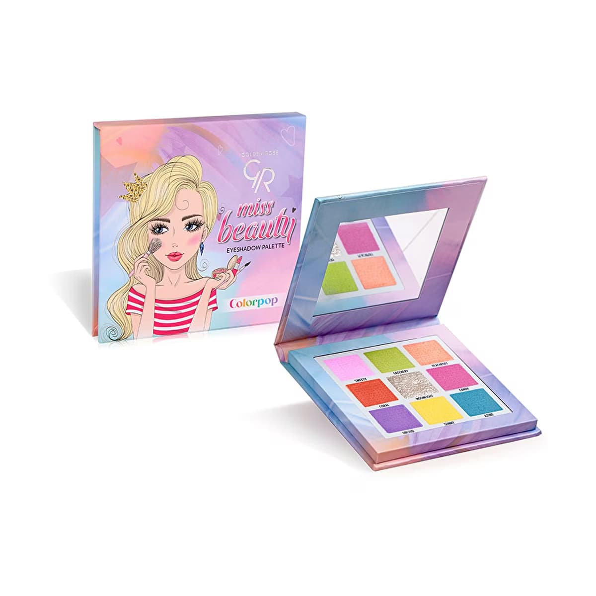 Golden Rose Miss Beauty Eyeshadow Palette Colorpop - Gratis