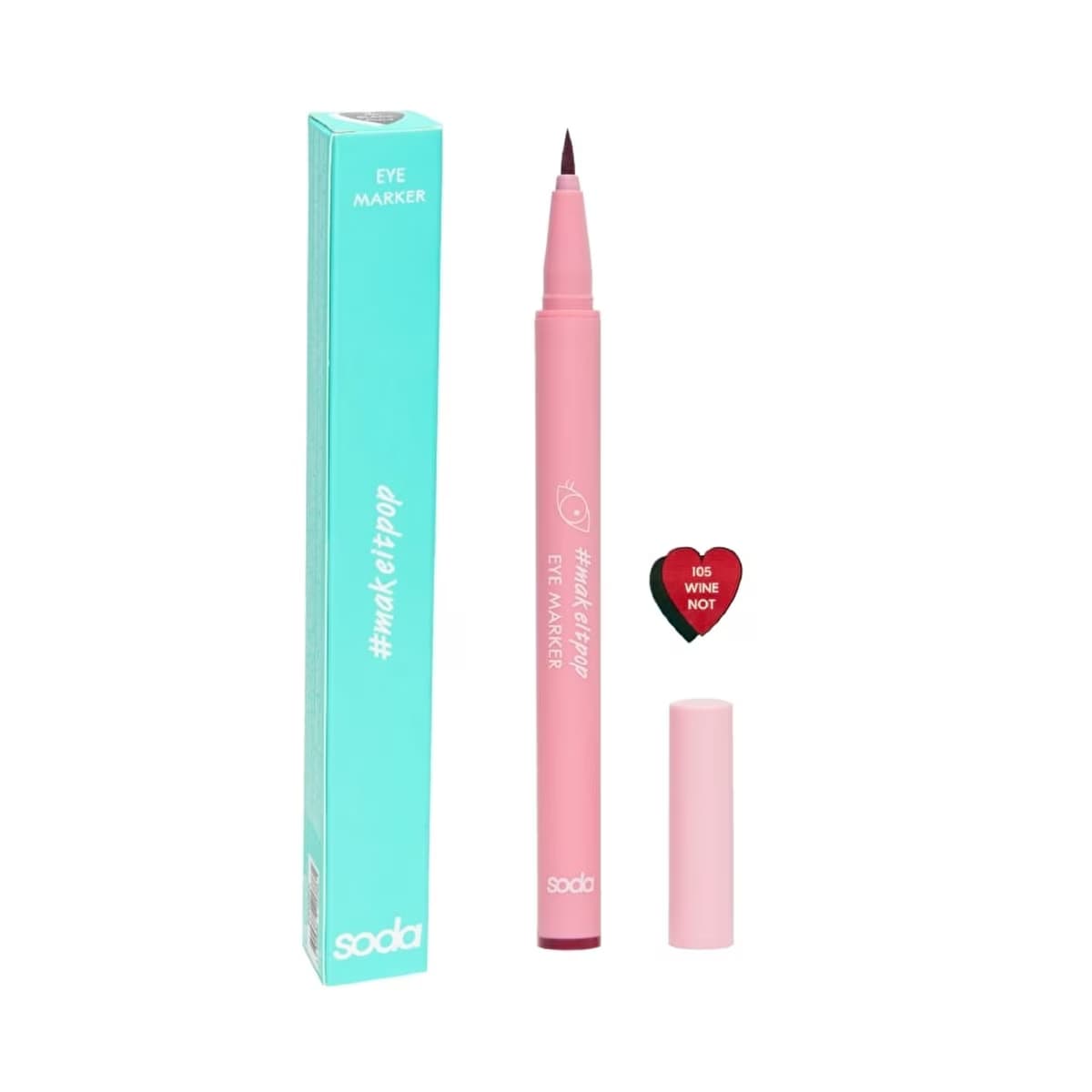 Soda Eye Marker Eyeliner 105 Wine Not - Gratis