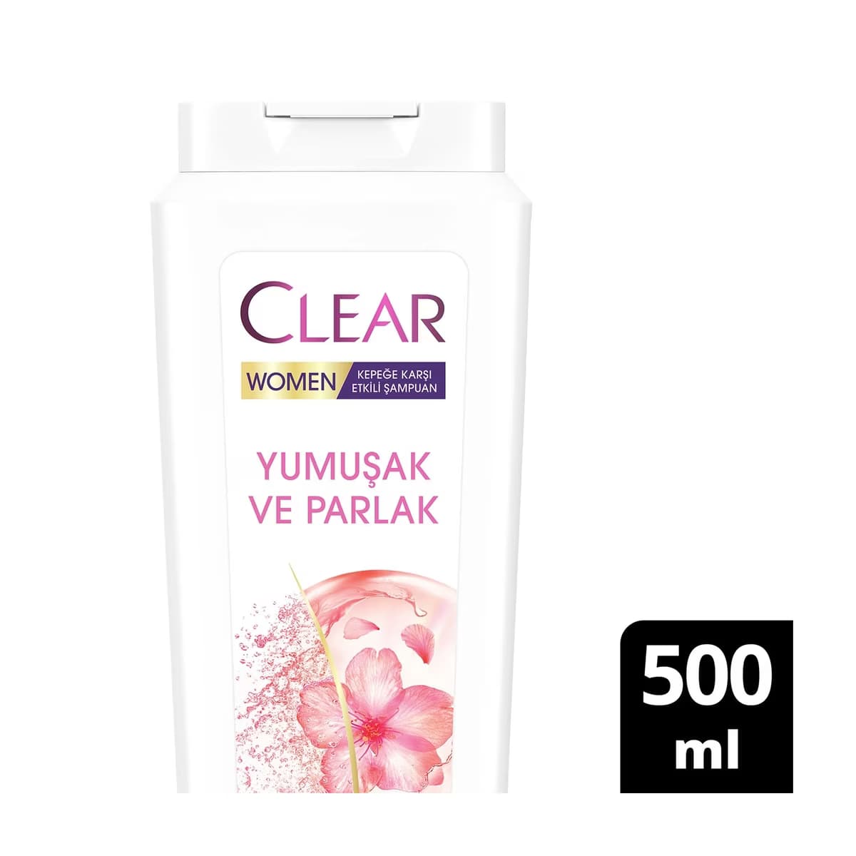 Clear Women Kepeğe Karşı Şampuan Yumuşak Parlak 500 ml - Gratis