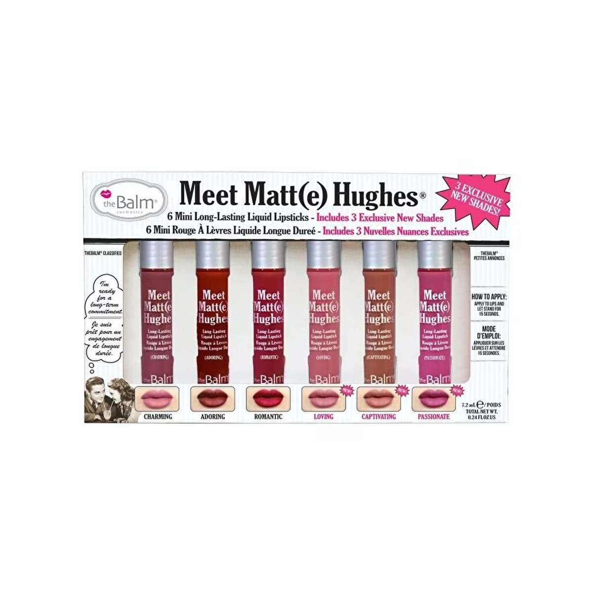 theBalm Meet Matte Hughes 6'lı Ruj Seti 3 - Gratis