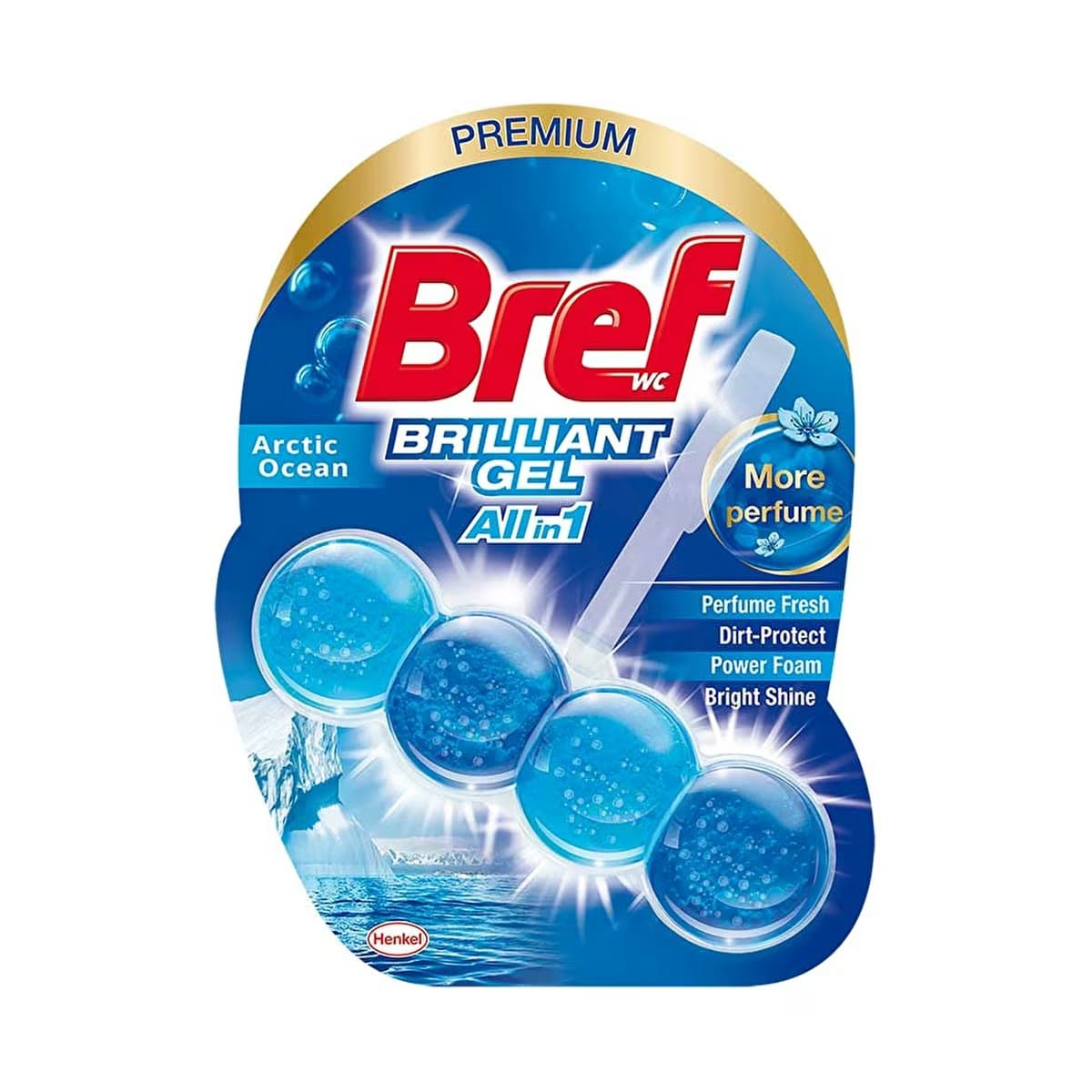 Bref WC Brilliant Gel Tekli Paket Tuvalet Bloğu Okyanus - Gratis
