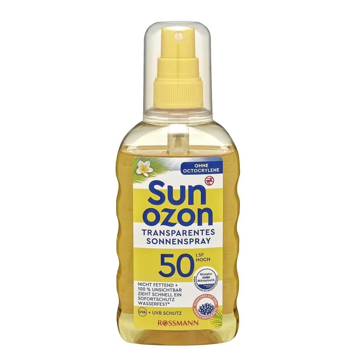 Sunozon Transparan Güneş Koruyucu Sprey 50SPF Hassas Cilt 200 ml