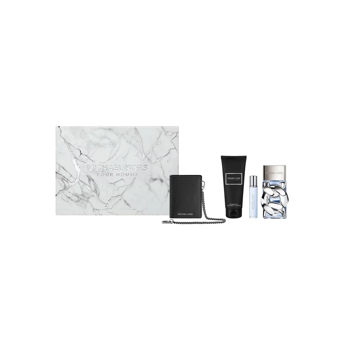 Michael Kors Pour Homme EDP Erkek Parfüm Seti (Parfüm 100 ml + Duş Jeli 100 ml + Seyahat Boy Parfüm - Gratis