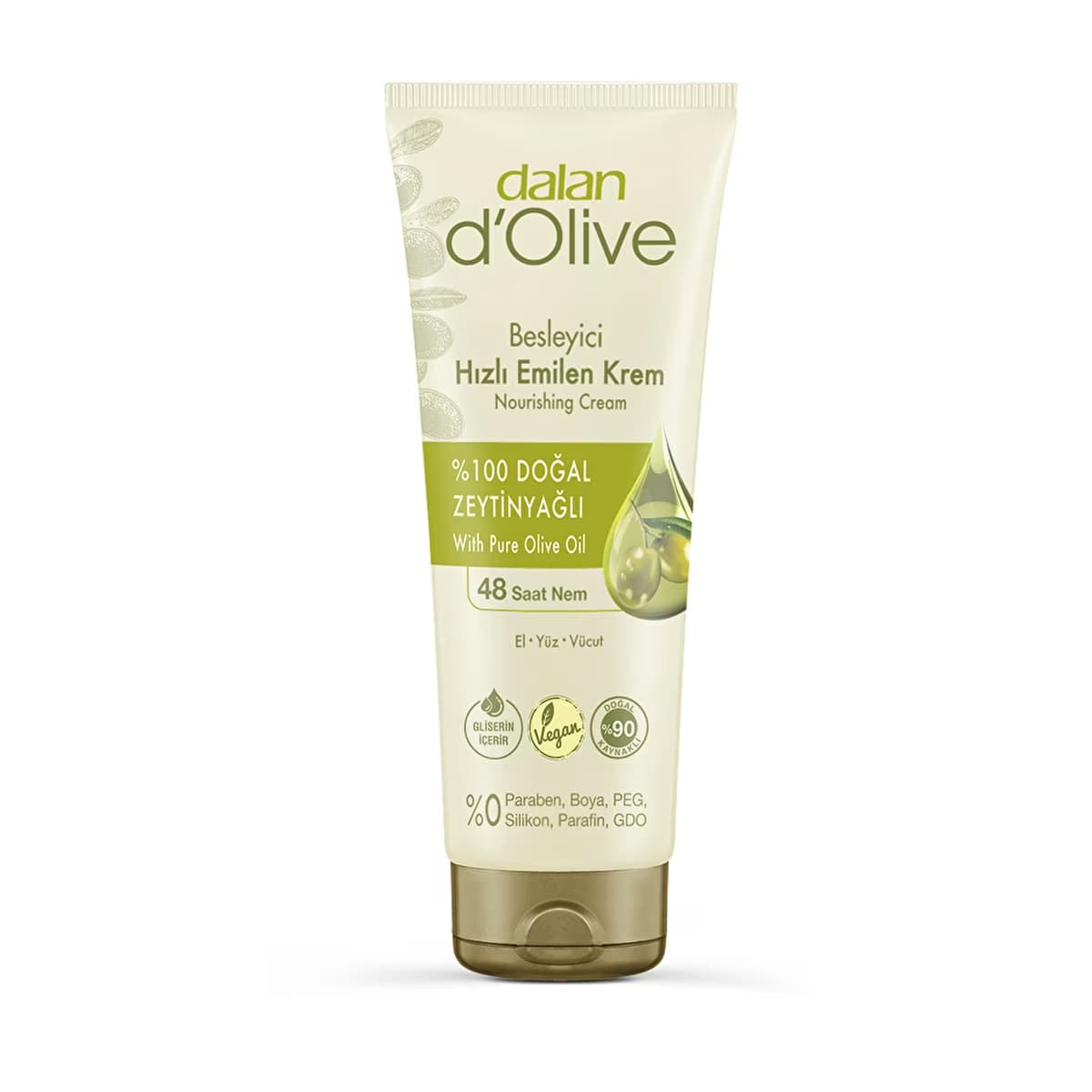 Dalan D'Olive Besleyici Hızlı Emilen Bakım Kremi 250 ml - Gratis