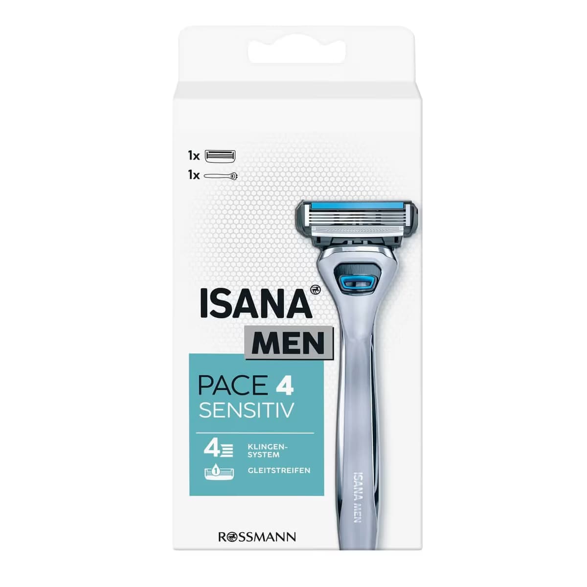 Isana Men Tıraş Bıçağı Krom ve Teflon Kaplı Oynar Başlı Hassas Ciltler İçin