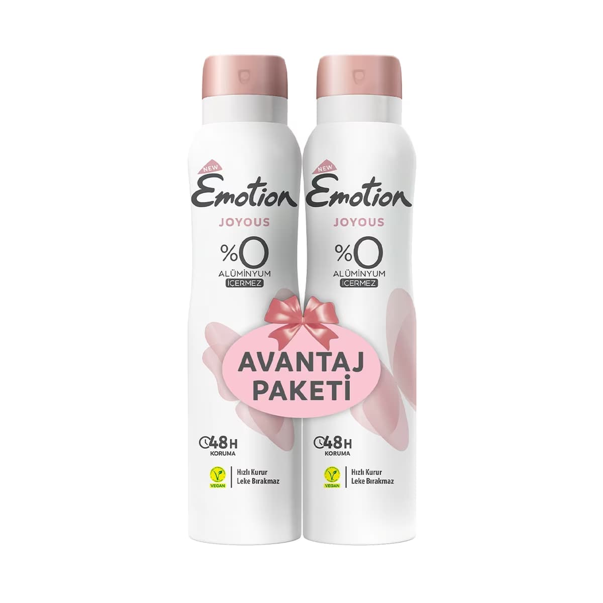 Emotion Joyous Kadın Deodorant Sprey 150 ml x 2 - Gratis
