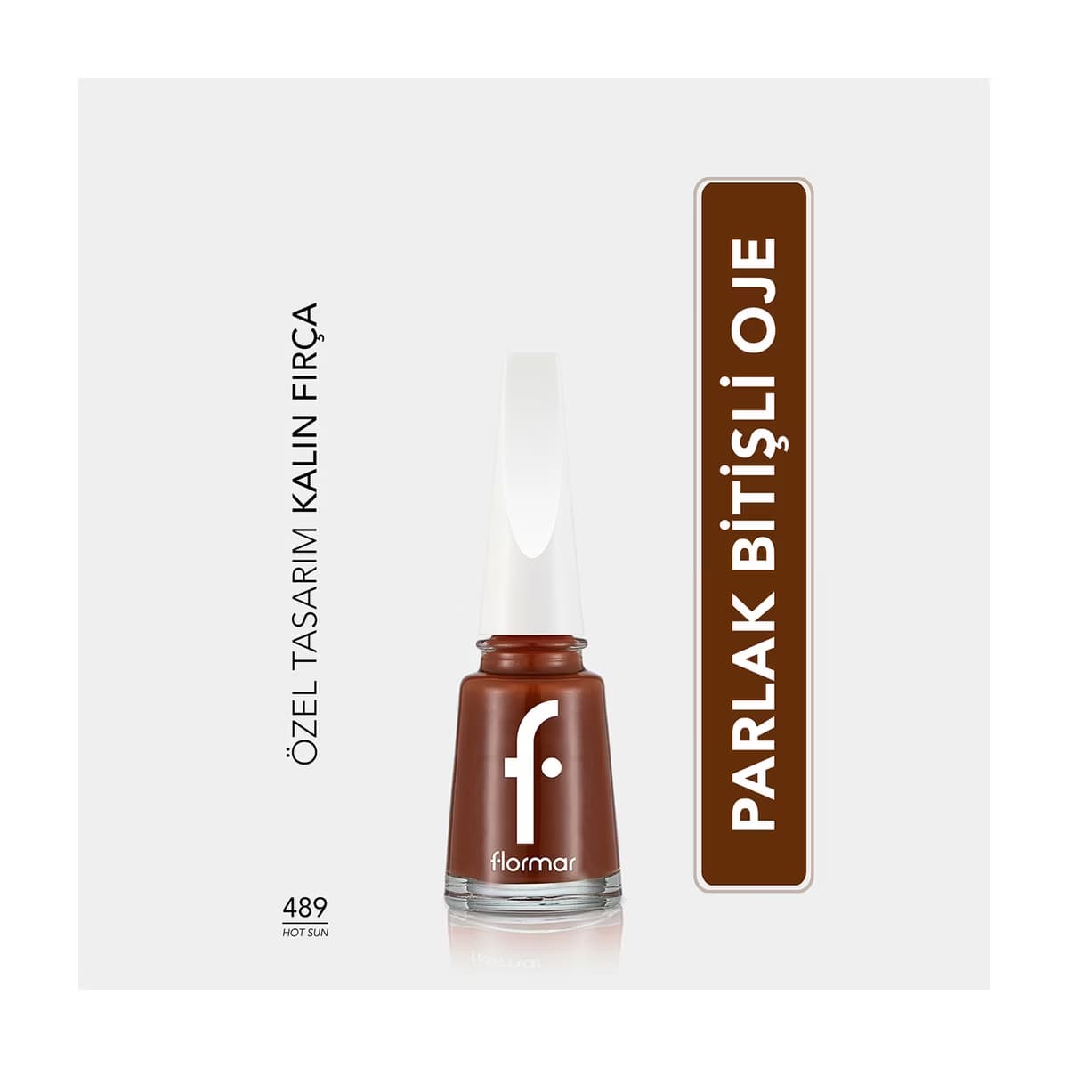 Flormar Nail Enamel Yoğun Pigmentli Oje 537 Cake With Coffee - Gratis