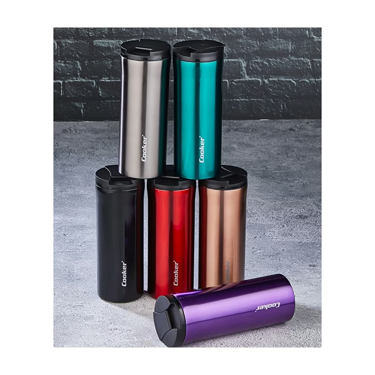 Cooker Paslanmaz Çelik Termos 400 ml CKR2041 (Asortili) - Gratis