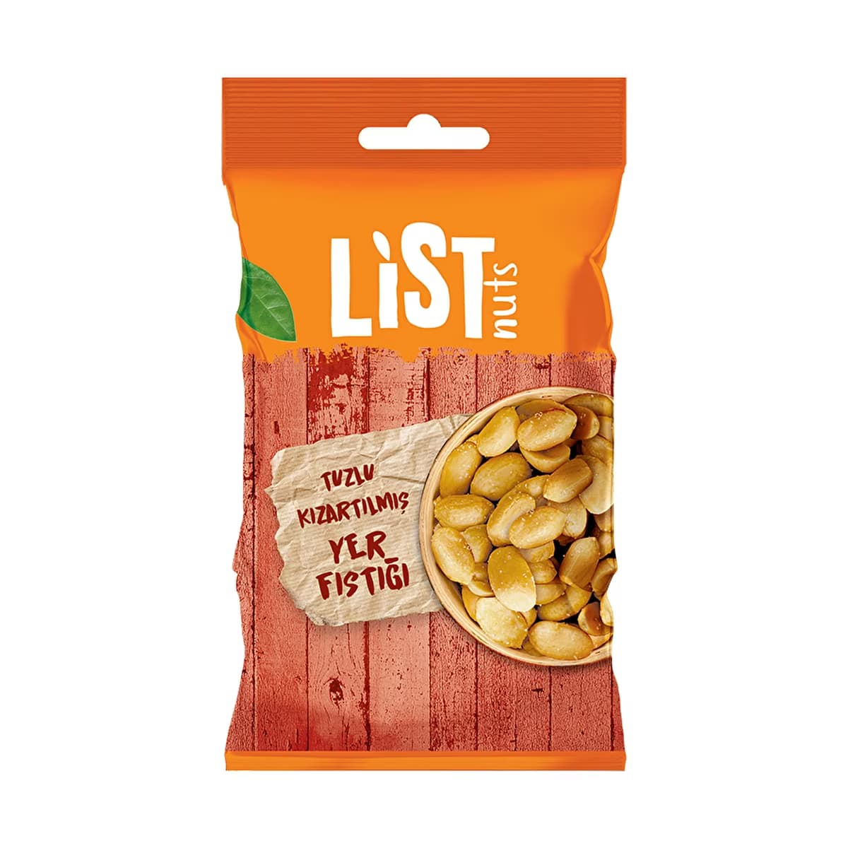 List Nuts Kızartılmış Yer Fıstığı 40 gr - Gratis