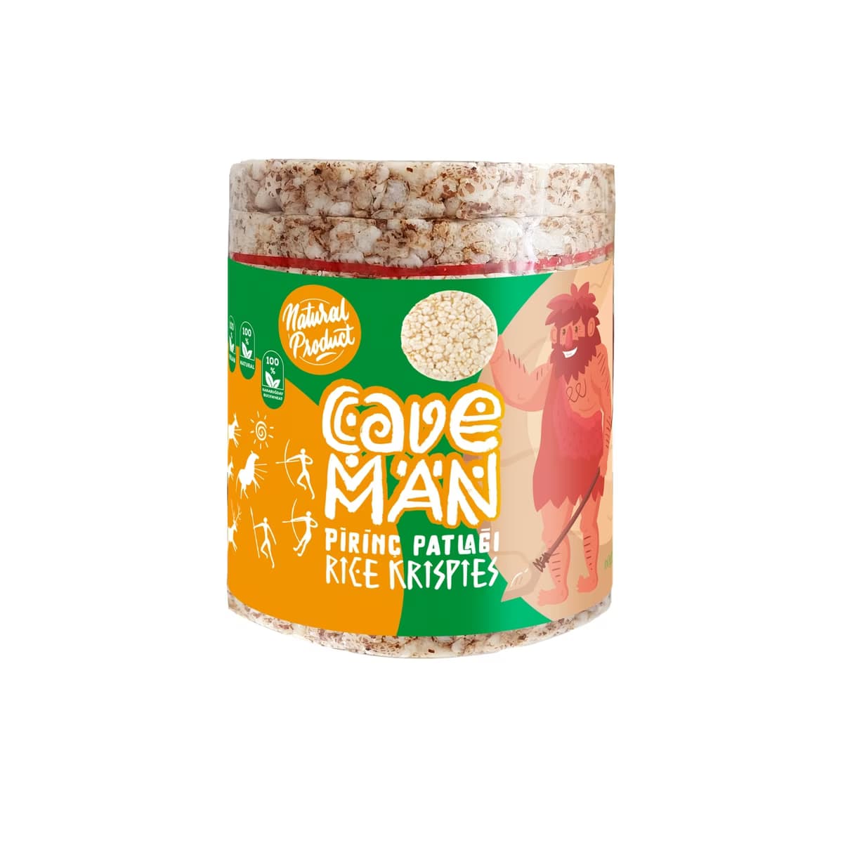 Caveman Pirinç Patlağı 60 gr - Gratis
