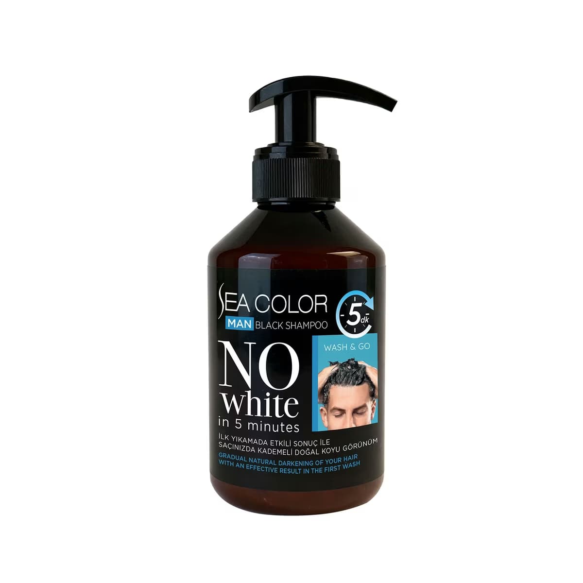 Sea Color Erkek Siyah Şampuan 250 ml - Gratis
