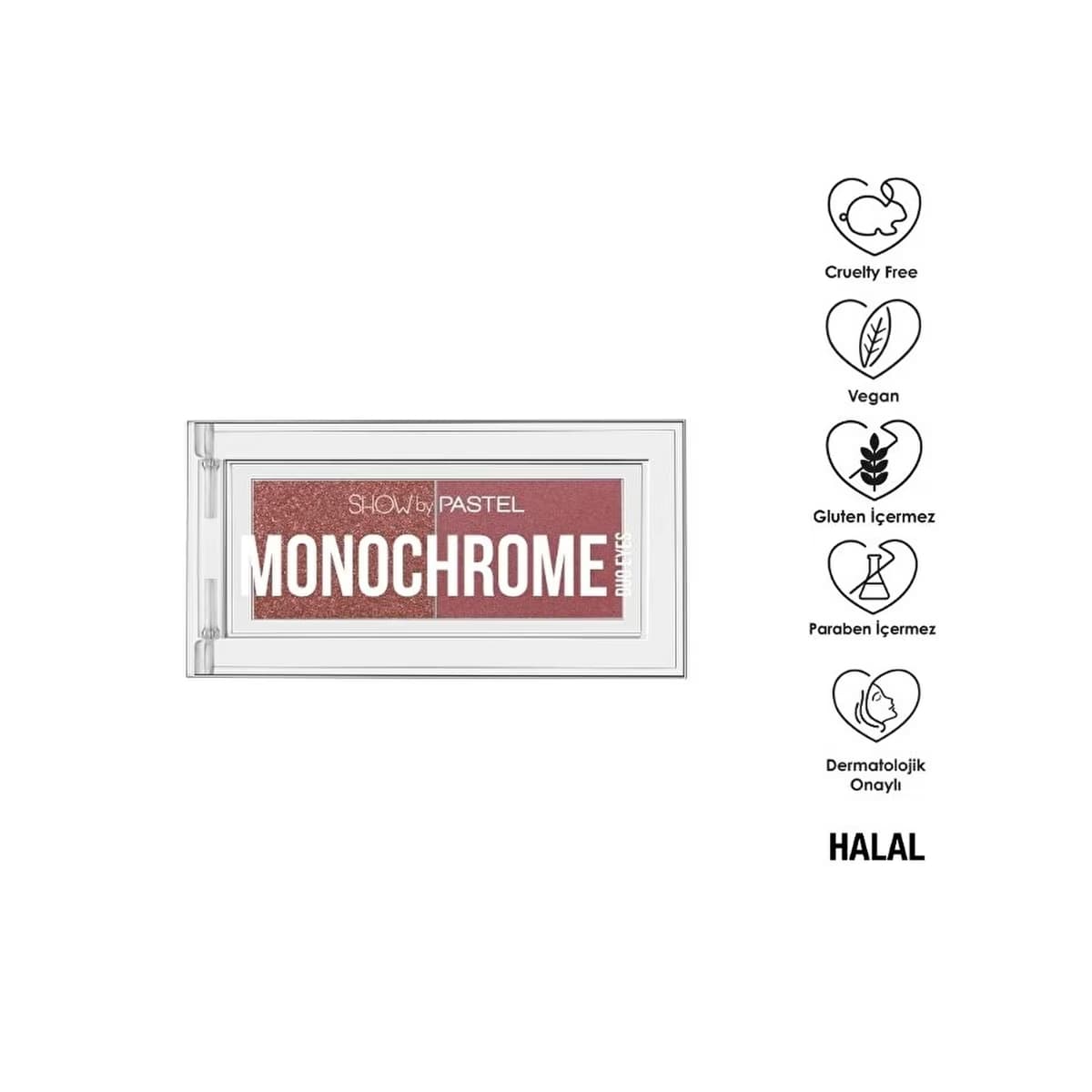 Show by Pastel Monochrome Duo Eyes İkili Far Paleti 29 It’s Cherry - Gratis