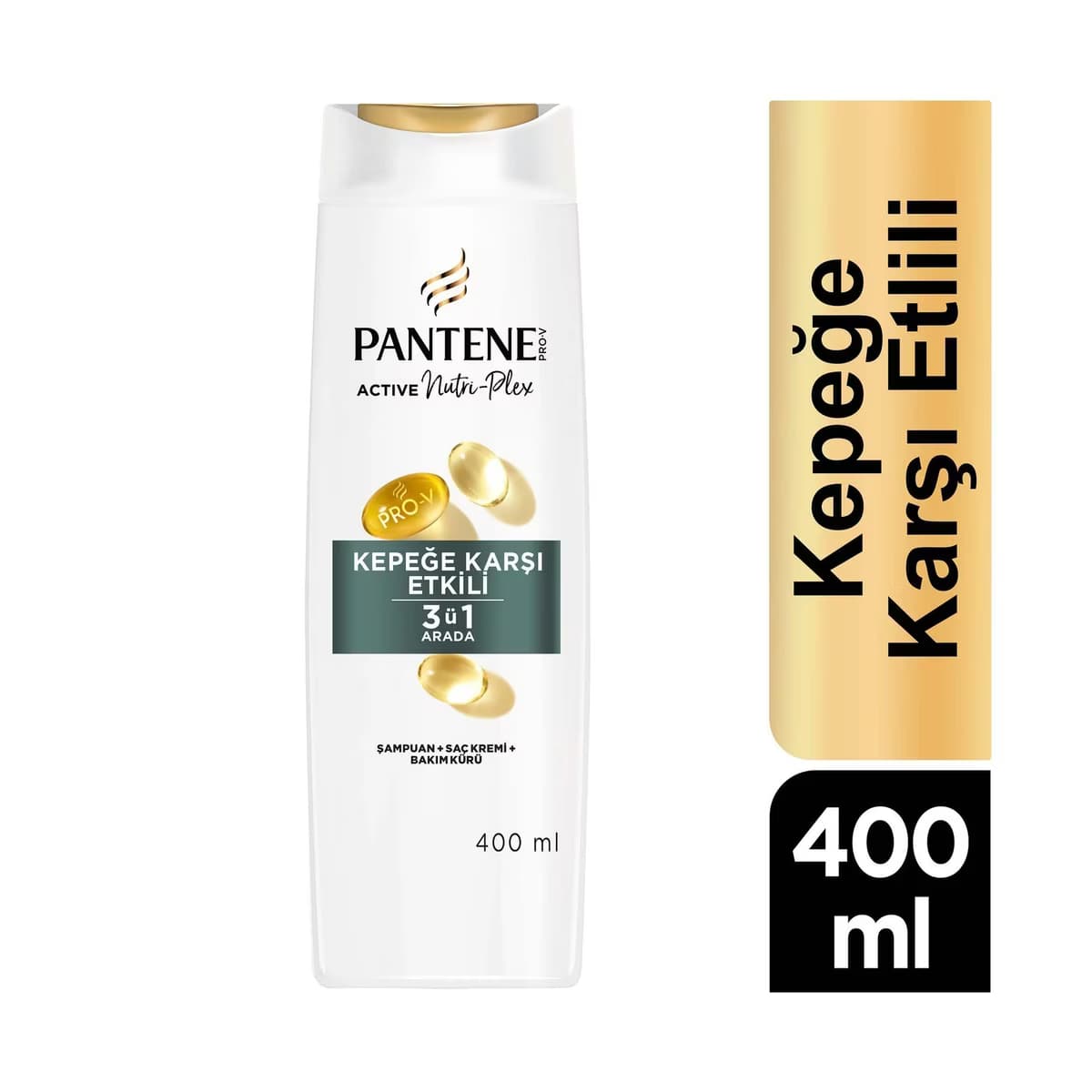 Pantene Kepek Karşıtı 3'ü 1 Arada Şampuan 400 ml - Gratis